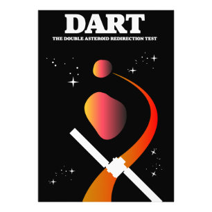 Foto Missão espacial DART arte espacial.