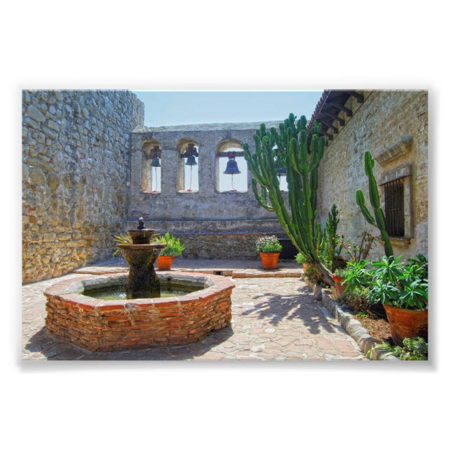 Foto Missão San Juan Capistrano Courtyard (Frente)