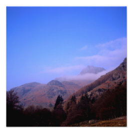 Foto Mist The Langdale Pikes Lake District England