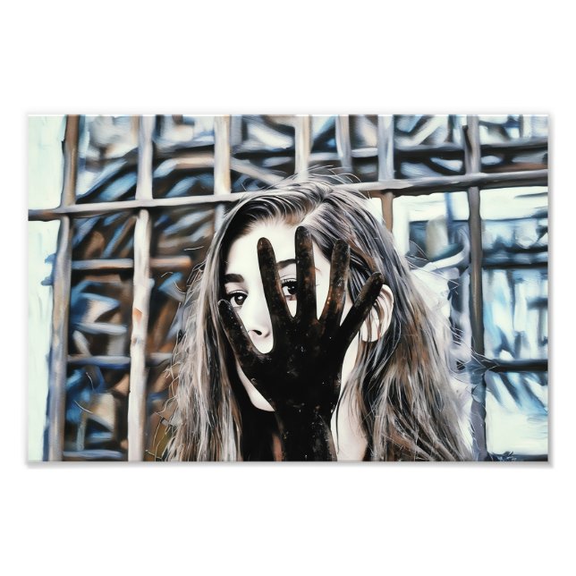 Foto Mistério e Expressão com Foco Visual Único (Frente)