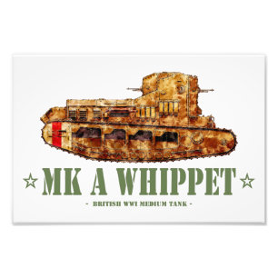 Foto MK Um Whippet World War Um Tanque Médio Britânico 