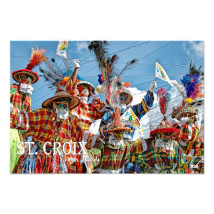 Foto Mocko Jumbies Ilhas Virgens Ruas. Croix VI