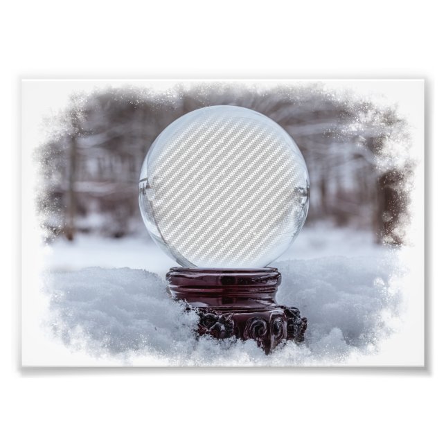 Foto Modelo de Globo de Neve (Frente)
