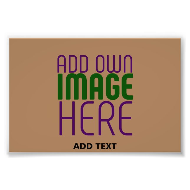 FOTO MODELO DE TEXTO DE IMAGEM MARROM SIMPLES EDITÁVEL  (Frente)