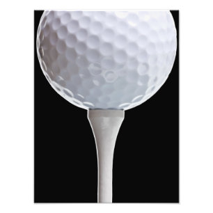Foto Modelo Golfing dos esportes do fundo preto da bola