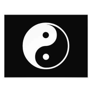 Foto Modelo preto e branco da ilustração de Yin Yang
