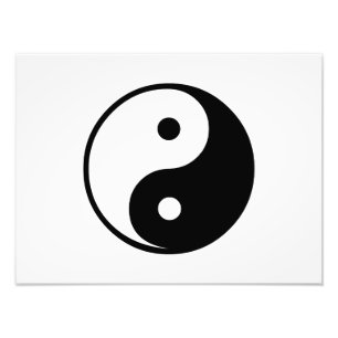 Foto Modelo preto e branco da ilustração de Yin Yang