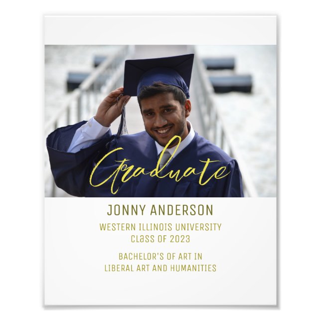 Foto Modern Minimalist Photo and Script (Frente)