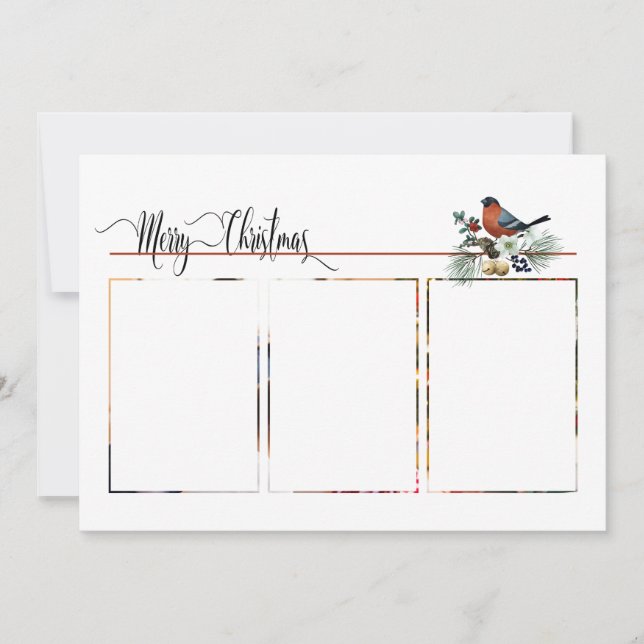 Foto moderna 1 ou 3 com Robin Christmas (Frente)