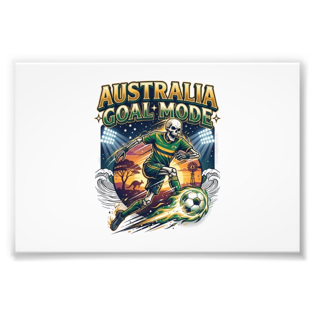 Foto Modo de Gol da Austrália Esqueleto de Striker Nati (Frente)