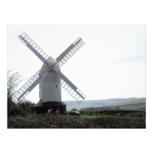 Foto Moinho de vento: Jack & Jill Sussex UK Impressão
