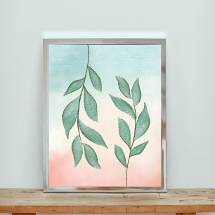 Foto Molereca de Aquarela num fundo cor-de-rosa Pastel