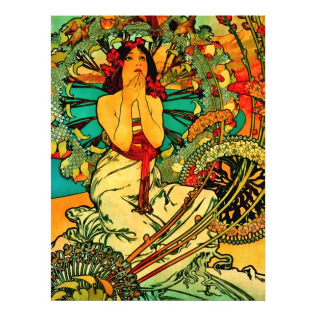 Foto Mônaco Monte Carlo Poster por Alphonse Mucha (Frente)