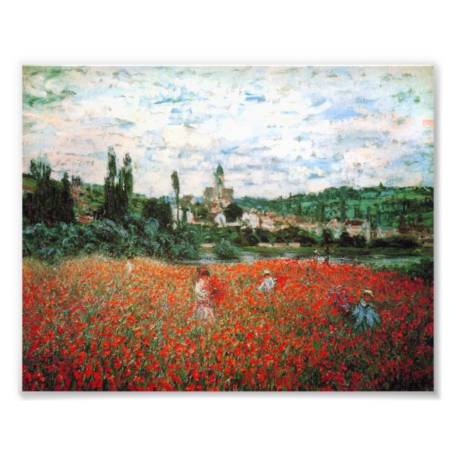 Foto Monet Field of Red Poppies (Frente)