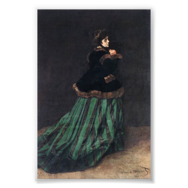 Foto Monet Woman in Green Dress (Frente)