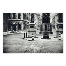 Foto Monocromo Street View Ancian City Road Europe