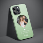 Foto Monograma Coração Romântico Coordena Moderno<br><div class="desc">Monograma de fotos O Coração Romântico Coordena as modernas Capas de telefone Inteligentes do iPhone apresenta sua foto favorita com seu monograma e coordenadas personalizadas de longitude e latitude, que são especiais a você na tipografia moderna do script. Presente perfeito para aniversário, Natal, casamento, noiva, noiva-a-ser, Dia de os namorados...</div>