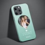 Foto Monograma Coração Romântico Coordena Moderno<br><div class="desc">Monograma de fotos O Coração Romântico Coordena as modernas Capas de telefone Inteligentes do iPhone apresenta sua foto favorita com seu monograma e coordenadas personalizadas de longitude e latitude, que são especiais a você na tipografia moderna do script. Presente perfeito para aniversário, Natal, casamento, noiva, noiva-a-ser, Dia de os namorados...</div>