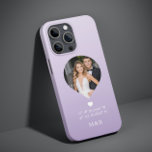 Foto Monograma Coração Romântico Coordena Moderno<br><div class="desc">Monograma de fotos O Coração Romântico Coordena as modernas Capas de telefone Inteligentes do iPhone apresenta sua foto favorita com seu monograma e coordenadas personalizadas de longitude e latitude, que são especiais a você na tipografia moderna do script. Presente perfeito para aniversário, Natal, casamento, noiva, noiva-a-ser, Dia de os namorados...</div>