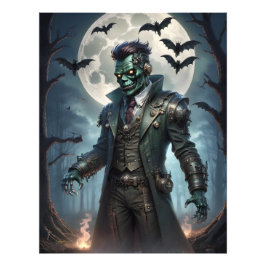 Foto Monstro de Frankenstein Steampunk do Halloween