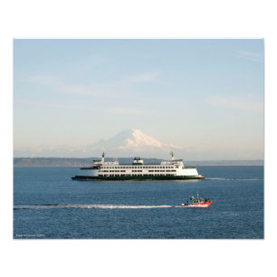 Foto Montagem Rainier 20X16 do Puget Sound