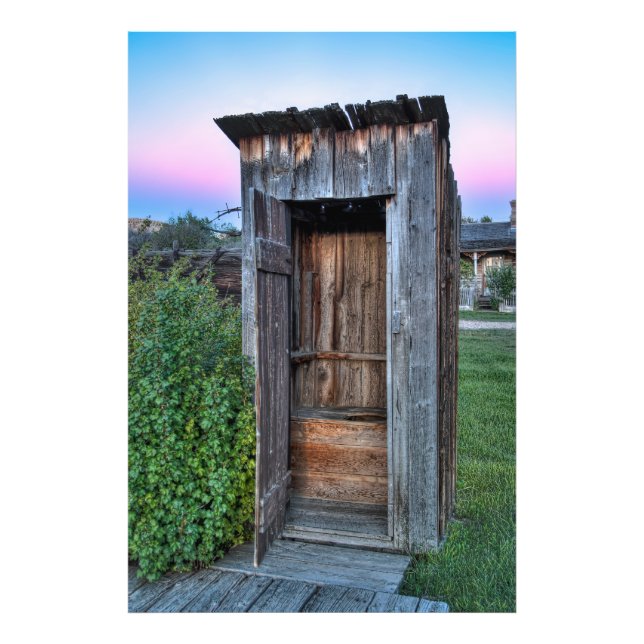 Foto Montana Ghost Town Outhouse (Frente)