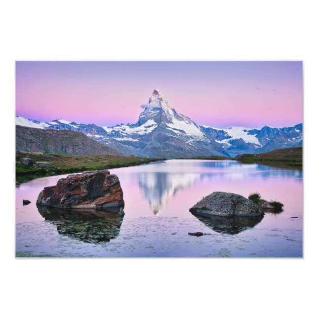 Foto Montanha Matterhorn em Zermatt, Suiça (Frente)