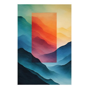 Foto Montanhas de Sonho Abstratas