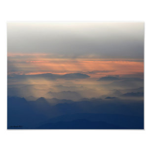 Foto Montanhas em cascata 11X14