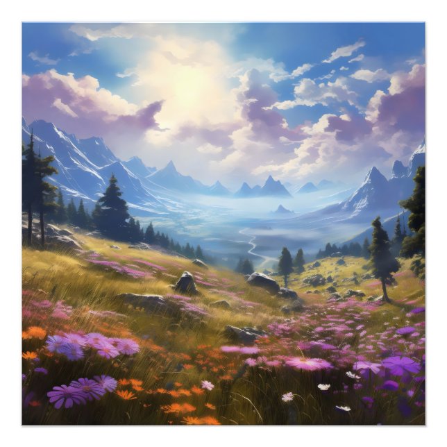 Foto Montanhas primavera (Frente)