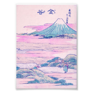 Foto Monte Fuji Ukiyo-e japonês Vintage Art