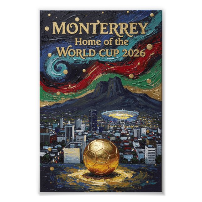 Foto Monterrey Soccer Art 2026 Stadium City Design (Frente)