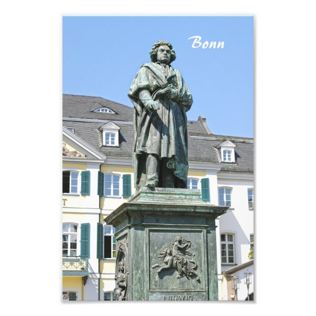 Foto Monumento a Ludwig van Beethoven em Bonn (Frente)