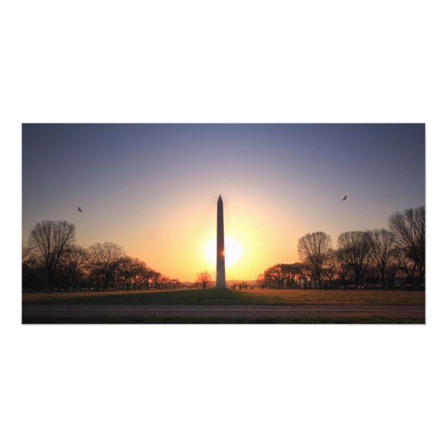 Foto Monumento a Washington no Sunset (Frente)