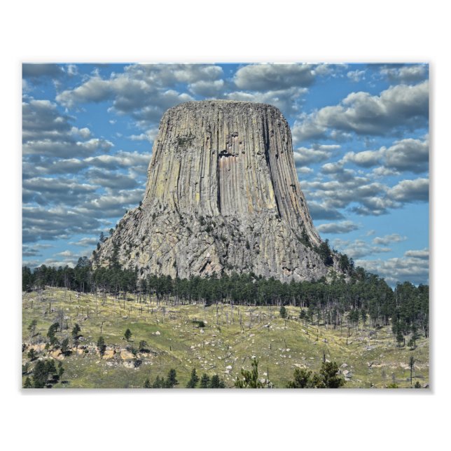 Foto Monumento Nacional Devils Tower, Wyoming (Frente)