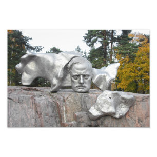 Foto monumento Sibelius, Helsínquia, Finlândia