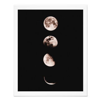 Foto Moon Phases Wall Art – Celestial Home Decor