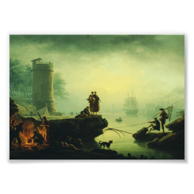 Foto Morning Fog at sea by Joseph Vernet  (Frente)