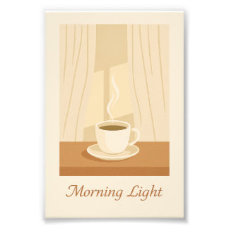 Foto Morning Light Coffee Poster