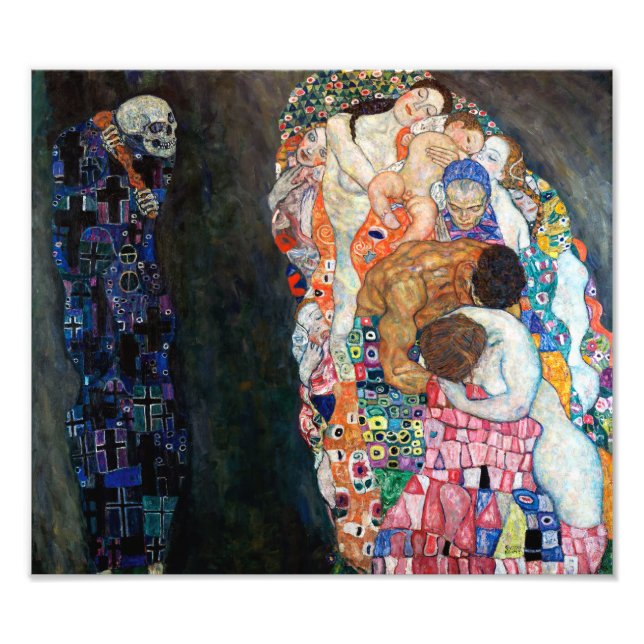 Foto Morte e Vida | Gustav Klimt | (Frente)