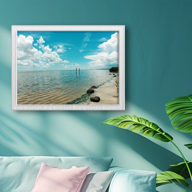 Foto Mosquito Lagoon Flórida Água Céu Azul  (Criador carregado)