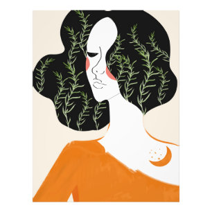 Foto Mulher Abstrato minimamente Impressão de Arte de M