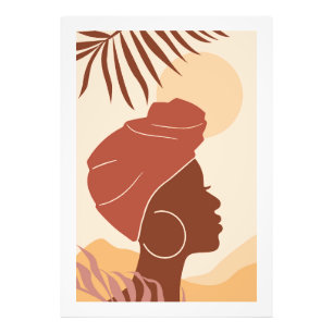 Foto Mulher africana em turbante