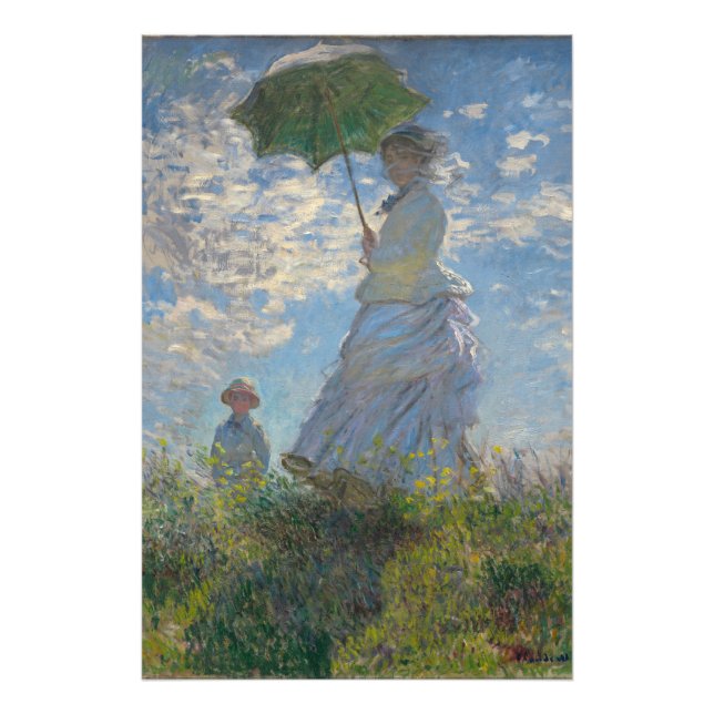 Foto Mulher com Parasol - Madame Monet e seu filho (Frente)