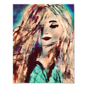 Foto Mulher de Arte, Impressão