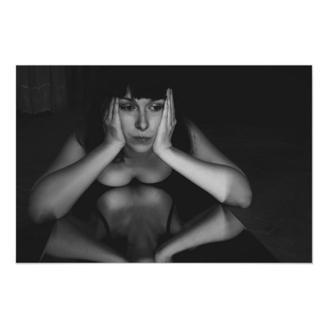 Foto Mulher e espelho (Frente)