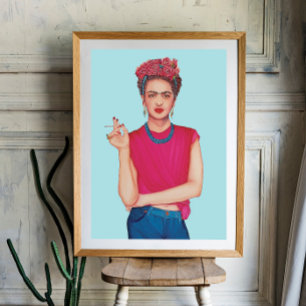 Foto Mulher em jeans pintura a óleo  