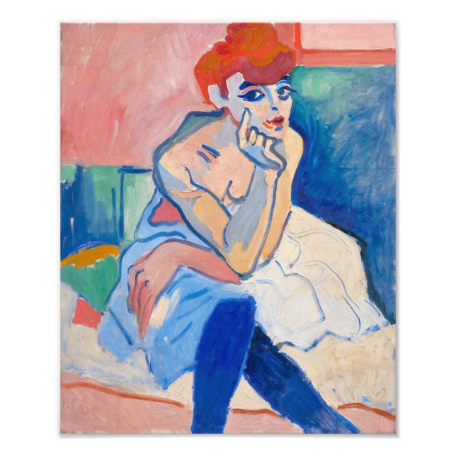 Foto Mulher em uma Camisa | Andre Derain | (Frente)