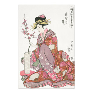 Foto Mulher japonesa Vintage Pintura pintura pintura bl