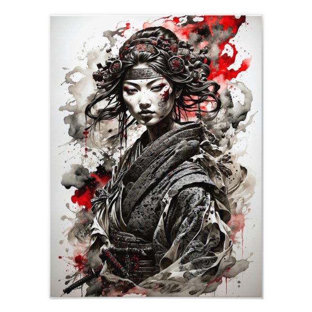 Foto Mulher Samurai A (Frente)